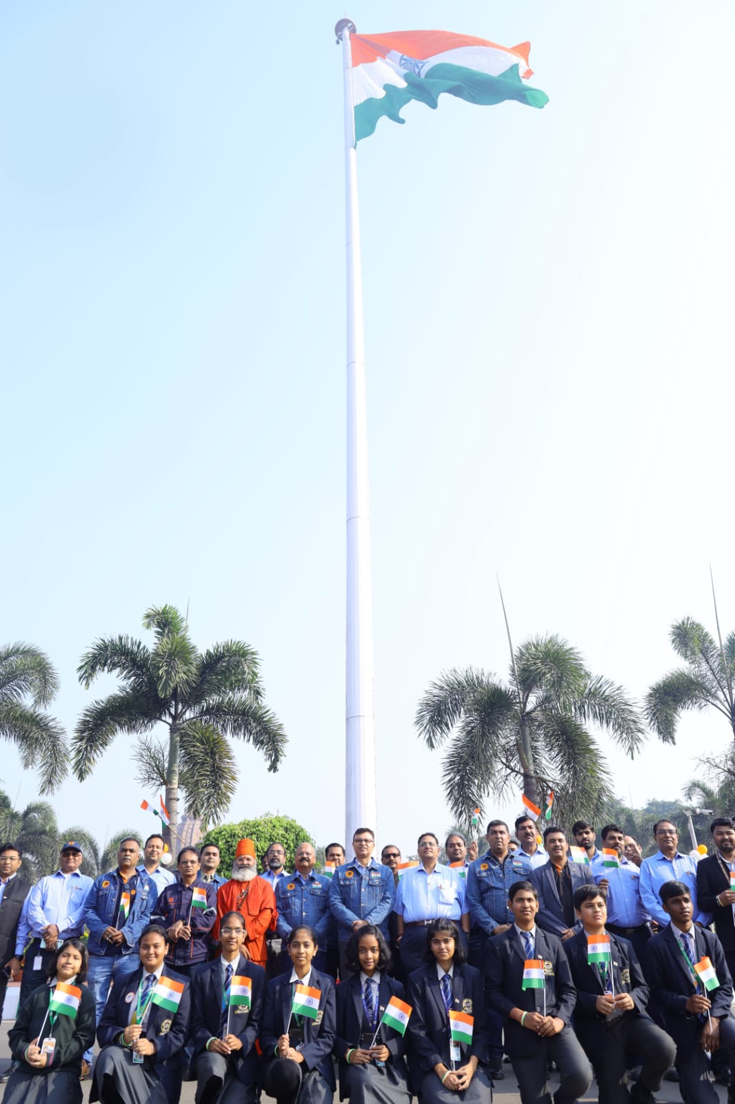 Jindal Steel & Power Celebrates Flag Day at Angul with Pride and Patriotism