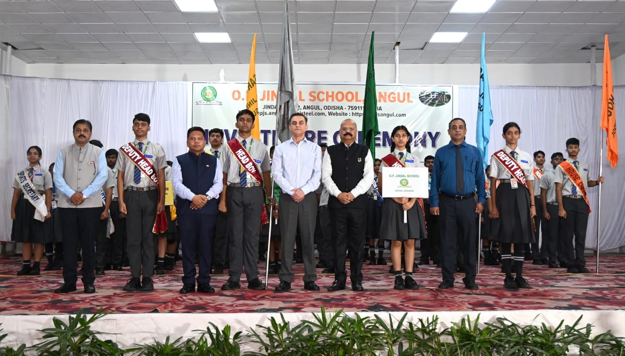 ଓ.ପି. ଜିନ୍ଦଲ ସ୍କୁଲରେ ପଦାଭିଷିକ୍ତ ସମାରୋହ ଅନୁଷ୍ଠିତ
